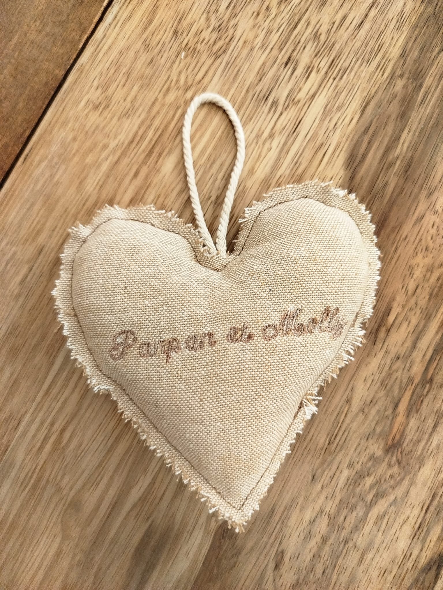 Suspension personnalisée coeur – Image 6