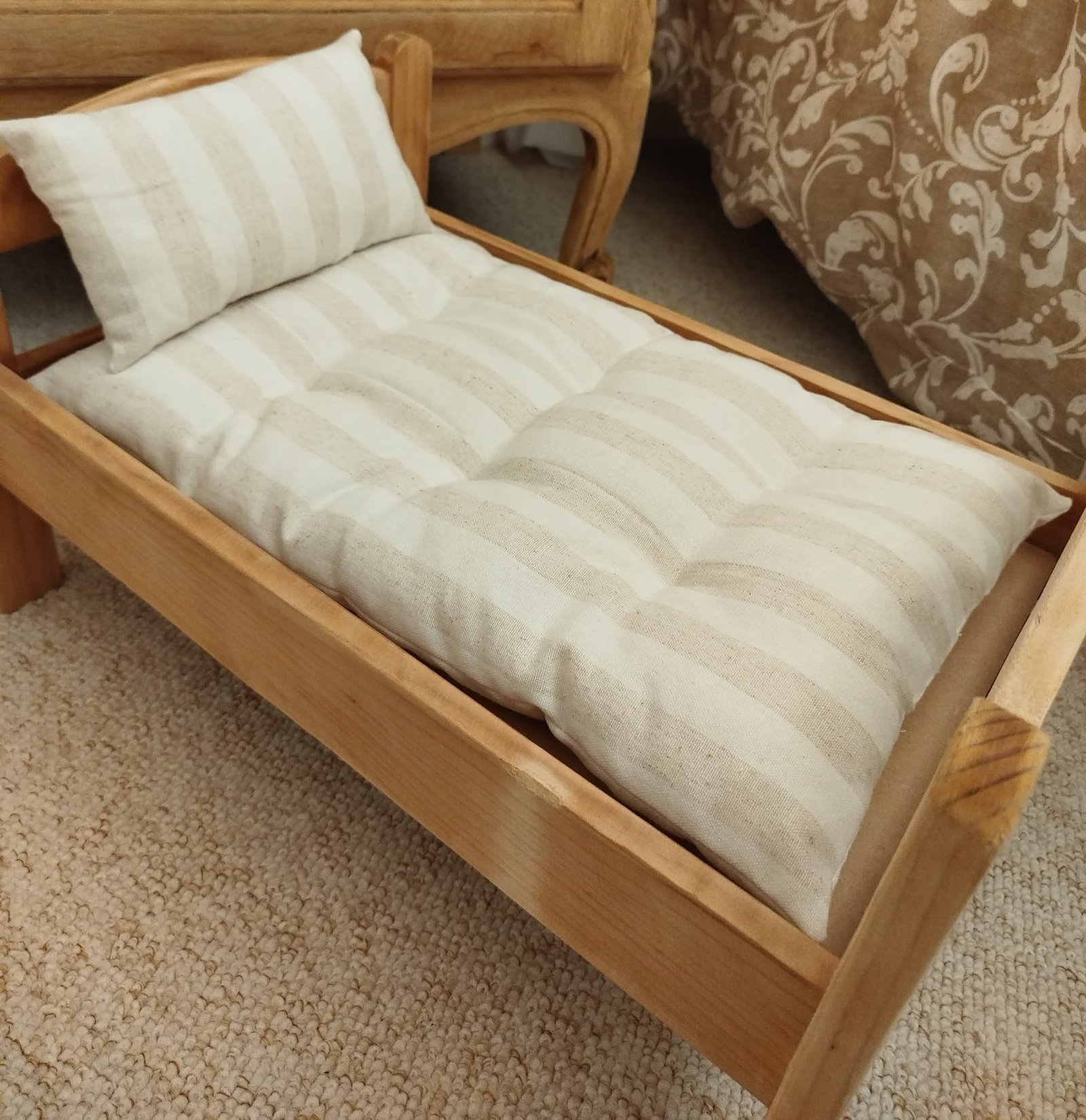 Matelas et coussin pour lit poupée IKEA double face été / hiver – Image 9