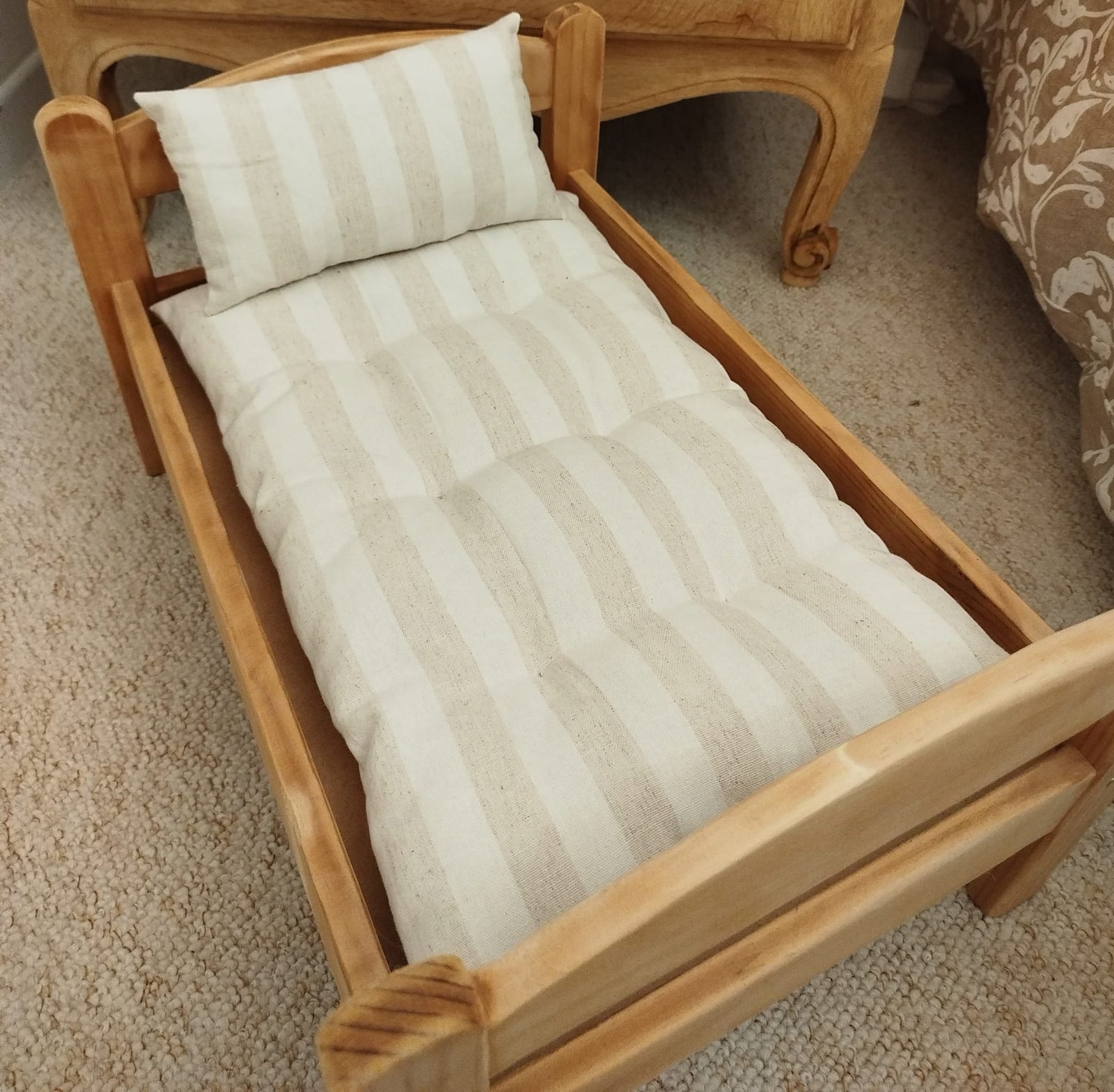 Matelas et coussin pour lit poupée IKEA double face été / hiver – Image 10